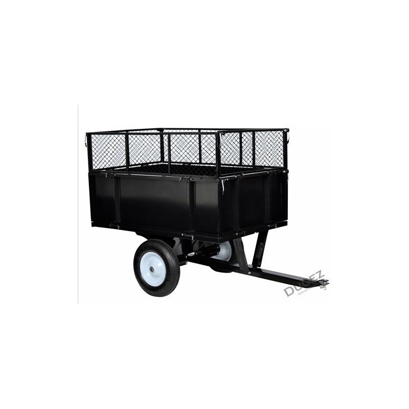 Garden tractor trolley